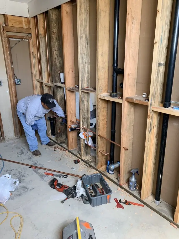 Commercial rough-in plumbing for Water Heater Replacement in Monfort Heights South